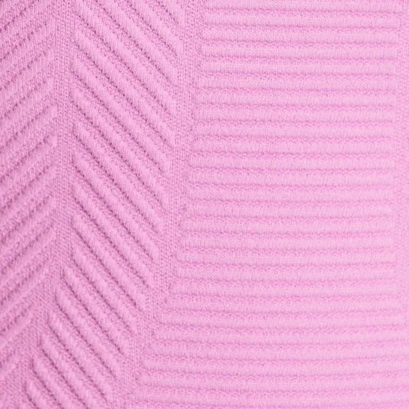 Hervé Léger bright pink Ottoman scoop neck sleeveless bodycon midi dress - Small - Picture 4 of 7